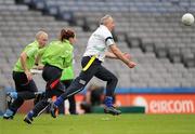 31 July 2011; Action from the GAA Peil Abú Exhibition match. GAA Football All-Ireland Senior Championship Quarter-Final, Mayo v Cork, Croke Park, Dublin. Picture credit: Ray McManus / SPORTSFILE