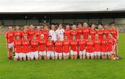 1 August 2011; The Cork squad. All Ireland Minor A Championship Final, Dublin v Cork, Birr, Co. Offaly. Photo by Sportsfile