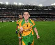 30 July 2011; Mark McHugh, Donegal, celebrates after the game. GAA Football All-Ireland Senior Championship Quarter-Final, Donegal v Kildare, Croke Park, Dublin. Picture credit: Ray McManus / SPORTSFILE