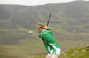 30 July 2011; Christina Heaney, Armagh, in action during the Camogie Poc Fada na hÉireann. Annaverna Mountains, Dundalk, Co. Louth. Picture credit: Ray Lohan / SPORTSFILE