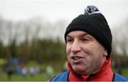 24 February 2017; IT Carlow manager DJ Carey is interviewed after the Independent.ie HE GAA Fitzgibbon Cup semi-final meeting of IT Carlow and University College Cork at Dangan, in Galway. Photo by Piaras Ó Mídheach/Sportsfile