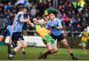 26 February 2017; Michael Murphy of Donegal in action against Eric Lowndes of Dublin during the Allianz Football League Division 1 Round 3 match between Donegal and Dublin at MacCumhaill Park in Ballybofey, Co. Donegal. Photo by Philip Fitzpatrick/Sportsfile