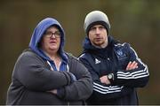 26 February 2017; Monaghan manager Paula Cunningham and coach Adrian Little during the Lidl Ladies Football National League Round 4 match between Kerry and Monaghan at Frank Sheehy Park in Listowel Co. Kerry. Photo by Diarmuid Greene/Sportsfile