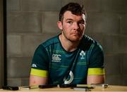 27 February 2017; Peter O'Mahony of Ireland during a press conference at the Aviva Stadium in Dublin. Photo by Seb Daly/Sportsfile