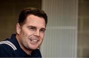 27 February 2017; Munster director of rugby Rassie Erasmus during a press conference at the University of Limerick in Limerick. Photo by Diarmuid Greene/Sportsfile