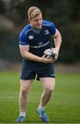 27 February 2017; James Tracy of Leinster during squad training at Rosemount in Belfield, Dublin. Photo by Eóin Noonan/Sportsfile
