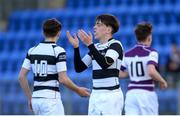 27 February 2017; Simon Murphy of Belvedere College reacts after throwing a forward pass during the Bank of Ireland Leinster Schools Junior Cup second round match between Belvedere College and Clongowes Wood College at Donnybrook Stadium in Donnybrook, Dublin. Photo by Piaras Ó Mídheach/Sportsfile
