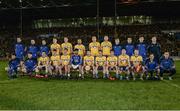 25 February 2017; The Roscommon squad prior to the Allianz Football League Division 1 Round 3 match between Mayo and Roscommon at Elverys MacHale Park in Castlebar, Co Mayo. Photo by Seb Daly/Sportsfile