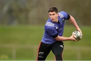 27 February 2017; Ian Keatley of Munster during squad training at the University of Limerick in Limerick. Photo by Diarmuid Greene/Sportsfile