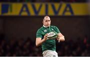25 February 2017; Devin Toner of Ireland during the RBS Six Nations Rugby Championship game between Ireland and France at the Aviva Stadium in Lansdowne Road, Dublin. Photo by Brendan Moran/Sportsfile