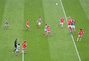 31 July 2011; A general view of the action during the game. GAA Football All-Ireland Senior Championship Quarter-Final, Mayo v Cork, Croke Park, Dublin. Picture credit: Dáire Brennan / SPORTSFILE