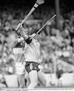 30 June 1991; Tony Costello, Dublin, in action against Shane McGuckian, Offaly. Leinster GAA Senior Hurling Championship Semi-Final, Dublin v Offaly, Croke Park, Dublin. Picture credit: Ray McManus / SPORTSFILE