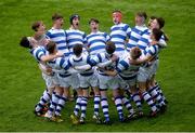 28 February 2017; The Blackrock College team ahead of the Bank of Ireland Leinster Schools Junior Cup second round match between Blackrock College and Gonzaga College at Donnybrook Stadium in Dublin. Photo by Craig Hanbury/Sportsfile