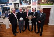 1 March 2017; In attendance at the launch of ‘New Ireland presents Heffo’s Army’, a new exhibition in the Little Museum of Dublin are Dublin GAA legends, from left, Gay Driscoll, Brian Mullins, Sean Doherty and Tony Hanahoe with Kerry GAA legend Eóin ‘The Bomber’ Liston, centre. The former players discussed their memories of the ‘Heffo’ era at the special launch event in front of attendees including GAA Director General, Páraic Duffy and the Lord Mayor of Dublin Brendan Carr at The Little Museum of Dublin in Dublin. Photo by Stephen McCarthy/Sportsfile