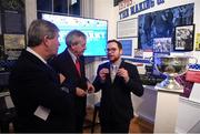 1 March 2017; In attendance at the launch of ‘New Ireland presents Heffo’s Army’, a new exhibition in the Little Museum of Dublin is Simon O'Connor, Curator, The Little Museum of Dublin, right, with Ard Stiúrthóir of the GAA Páraic Duffy, centre, and Denis Kelleher, Director, New Ireland Assurance. The former players discussed their memories of the ‘Heffo’ era at the special launch event in front of attendees including GAA Director General, Páraic Duffy and the Lord Mayor of Dublin Brendan Carr at The Little Museum of Dublin in Dublin. Photo by Stephen McCarthy/Sportsfile