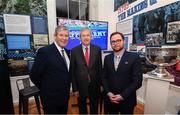 1 March 2017; In attendance at the launch of ‘New Ireland presents Heffo’s Army’, a new exhibition in the Little Museum of Dublin is Ard Stiúrthóir of the GAA Páraic Duffy, with Simon O'Connor, Curator, The Little Museum of Dublin, right, and Denis Kelleher, Director, New Ireland Assurance, left. The former players discussed their memories of the ‘Heffo’ era at the special launch event in front of attendees including GAA Director General, Páraic Duffy and the Lord Mayor of Dublin Brendan Carr at The Little Museum of Dublin in Dublin. Photo by Stephen McCarthy/Sportsfile