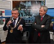 1 March 2017; In attendance at the launch of ‘New Ireland presents Heffo’s Army’, a new exhibition in the Little Museum of Dublin is Lord Mayor of Dublin Brendan Carr and Ard Stiúrthóir of the GAA Páraic Duffy. The former players discussed their memories of the ‘Heffo’ era at the special launch event in front of attendees including GAA Director General, Páraic Duffy and the Lord Mayor of Dublin Brendan Carr at The Little Museum of Dublin in Dublin. Photo by Stephen McCarthy/Sportsfile