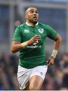 25 February 2017; Simon Zebo of Ireland during the RBS Six Nations Rugby Championship game between Ireland and France at the Aviva Stadium in Lansdowne Road, Dublin. Photo by Ramsey Cardy/Sportsfile
