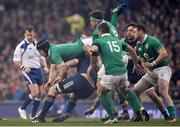 25 February 2017; Sean O'Brien of Ireland during the RBS Six Nations Rugby Championship game between Ireland and France at the Aviva Stadium in Lansdowne Road, Dublin. Photo by Ramsey Cardy/Sportsfile