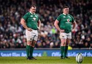 25 February 2017; Jack McGrath, left, and Tadhg Furlong of Ireland during the RBS Six Nations Rugby Championship game between Ireland and France at the Aviva Stadium in Lansdowne Road, Dublin. Photo by Ramsey Cardy/Sportsfile