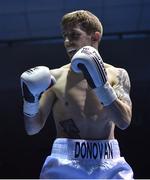 25 February 2017; Eric Donovan during his bout in the National Stadium in Dublin. Photo by Ramsey Cardy/Sportsfile
