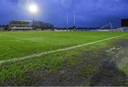 3 March 2017; Standing water on the pitch before the Guinness PRO12 Round 17 match between Connacht and Zebre at the Sportsground in Galway. Photo by Matt Browne/Sportsfile