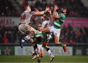 3 March 2017; Andrew Trimble of Ulster in action against Tito Tebaldi of Benetton Treviso during the Guinness PRO12 Round 17 match between Ulster and Benetton Treviso at the Kingspan Stadium in Belfast. Photo by Ramsey Cardy/Sportsfile