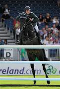 4 August 2011; Ger O'Neill, Ireland, competing on Cassidee, during the Power & Speed Event. Dublin Horse Show 2011, RDS, Ballsbridge, Dublin. Picture credit: Brian Lawless / SPORTSFILE