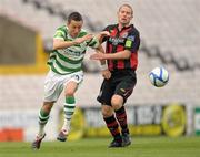 5 August 2011; Billy Dennehy, Shamrock Rovers, in action against Glenn Cronin, Bohemians. Airtricity League Premier Division, Bohemians v Shamrock Rovers, Dalymount Park, Dublin. Photo by Sportsfile