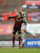 5 August 2011; Conor McCormack, Shamrock Rovers, in action against Christy Fagan, Bohemians. Airtricity League Premier Division, Bohemians v Shamrock Rovers, Dalymount Park, Dublin. Photo by Sportsfile
