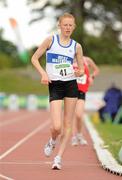 6 August 2011; Kate Veale, from west Waterford AC, on her way to winning the Women's 5000m Walking event at the Woodie's DIY AAI Senior Track & Field Championships. Morton Stadium, Santry, Co. Dublin. Picture credit: Pat Murphy / SPORTSFILE