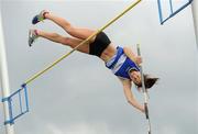 6 August 2011; Tori Pena, Finn Valley AC, clears the bar on her way to winning the Women's Pole Vault event at the Woodie's DIY AAI Senior Track & Field Championships. Morton Stadium, Santry, Co. Dublin. Picture credit: Pat Murphy / SPORTSFILE