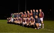 1 March 2017; The Westmeath squad pose for a photograph before the EirGrid Leinster GAA Football Under 21 Championship Quarter-Final match between Westmeath and Dublin at Lakepoint in Mullingar, Co Westmeath. Photo by Piaras Ó Mídheach/Sportsfile