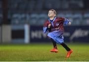 3 March 2017; Drogheda United mascot Bobby Brennan, son of Drogheda United player Gavin Brennan, before the SSE Airtricity League Premier Division match between Drogheda United and St Patrick's Athletic at United Park in Drogheda, Co. Louth. Photo by Piaras Ó Mídheach/Sportsfile