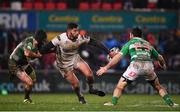 3 March 2017; Charles Piutau of Ulster is tackled by Ian McKinley, supported by Andrea Pratichetti of Benetton Treviso during the Guinness PRO12 Round 17 match between Ulster and Benetton Treviso at the Kingspan Stadium in Belfast. Photo by Ramsey Cardy/Sportsfile