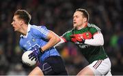 4 March 2017; Michael Fitzsimons of Dublin in action against Andy Moran of Mayo during the Allianz Football League Division 1 Round 4 match between Dublin and Mayo at Croke Park in Dublin. Photo by Brendan Moran/Sportsfile