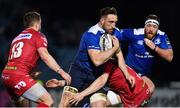4 March 2017; Jack Conan of Leinster is tackled by James Davies of Scarlets during the Guinness PRO12 Round 17 match between Leinster and Scarlets at the RDS Arena in Ballsbridge, Dublin. Photo by Ramsey Cardy/Sportsfile