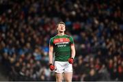 4 March 2017; Diarmuid O'Connor of Mayo reacts after missing an opportunity to score during the Allianz Football League Division 1 Round 4 match between Dublin and Mayo at Croke Park in Dublin. Photo by David Fitzgerald/Sportsfile