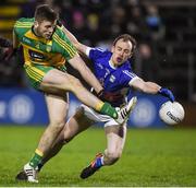 4 March 2017; Eoghan Ban Gallagher of Donegal in action against Martin Reilly of Cavan during the Allianz Football League Division 1 Round 4 match between Cavan and Donegal at Kingspan Breffni Park in Cavan. Photo by Matt Browne/Sportsfile
