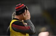 4 March 2017; Mayo selector Peter Burke reacts at the final whistle following his side's defeat in the Allianz Football League Division 1 Round 4 match between Dublin and Mayo at Croke Park in Dublin. Photo by David Fitzgerald/Sportsfile