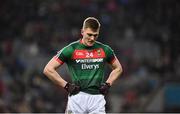 4 March 2017; Conor O'Shea of Mayo reacts at the final whistle following his side's defeat in the Allianz Football League Division 1 Round 4 match between Dublin and Mayo at Croke Park in Dublin. Photo by David Fitzgerald/Sportsfile