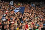 6 August 2011; Dublin supporters in the Cusack Stand during the GAA Football All-Ireland Senior Championship Quarter-Final, Dublin v Tyrone, Croke Park, Dublin. Picture credit: Ray McManus / SPORTSFILE