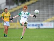 6 August 2011; Louise Ni Mhuirtceartaigh, Kerry, in action against Donegal. TG4 Ladies Football All-Ireland Senior Championship Round 2 Qualifier, Donegal v Kerry, St Brendan's Park, Birr, Co. Offaly. Picture credit: Matt Browne / SPORTSFILE
