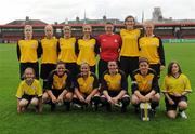 7 August 2011; The St Catherine’s LFC, Dublin, team. FAI Umbro Women's Senior Challenge Cup Final 2011, Wilton United, Cork v St Catherine’s LFC, Dublin, Turners Cross, Cork. Photo by Sportsfile