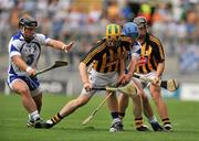 7 August 2011; Richie Hogan, Kilkenny, in action against Noel Connors, left, and Michael Walsh, Waterford. GAA Hurling All-Ireland Senior Championship Semi-Final, Kilkenny v Waterford, Croke Park, Dublin. Picture credit: Daire Brennan / SPORTSFILE