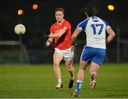 4 March 2017; Conor Meyler of Tyrone in action against Owen Coyle of Monaghan during the Allianz Football League Division 1 Round 4 match between Tyrone and Monaghan at Healy Park in Omagh, Co Tyrone. Photo by Oliver McVeigh/Sportsfile