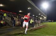 4 March 2017; Matthew Donnelly of Tyrone leads his team out for the Allianz Football League Division 1 Round 4 match between Tyrone and Monaghan at Healy Park in Omagh, Co Tyrone. Photo by Oliver McVeigh/Sportsfile