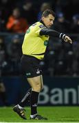 4 March 2017; Referee Nigel Owens during the Guinness PRO12 Round 17 match between Leinster and Scarlets at the RDS Arena in Ballsbridge, Dublin. Photo by Seb Daly/Sportsfile