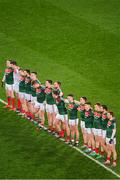 4 March 2017; The Mayo starting 15 before the Allianz Football League Division 1 Round 4 match between Dublin and Mayo at Croke Park in Dublin. Photo by Ray McManus/Sportsfile