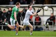 5 March 2017; Ollie Lyons of Kildare in action against Che Cullen of Fermanagh during the Allianz Football League Division 2 Round 4 match between Kildare and Fermanagh at St Conleth's Park in Newbridge, Co Kildare. Photo by Piaras Ó Mídheach/Sportsfile